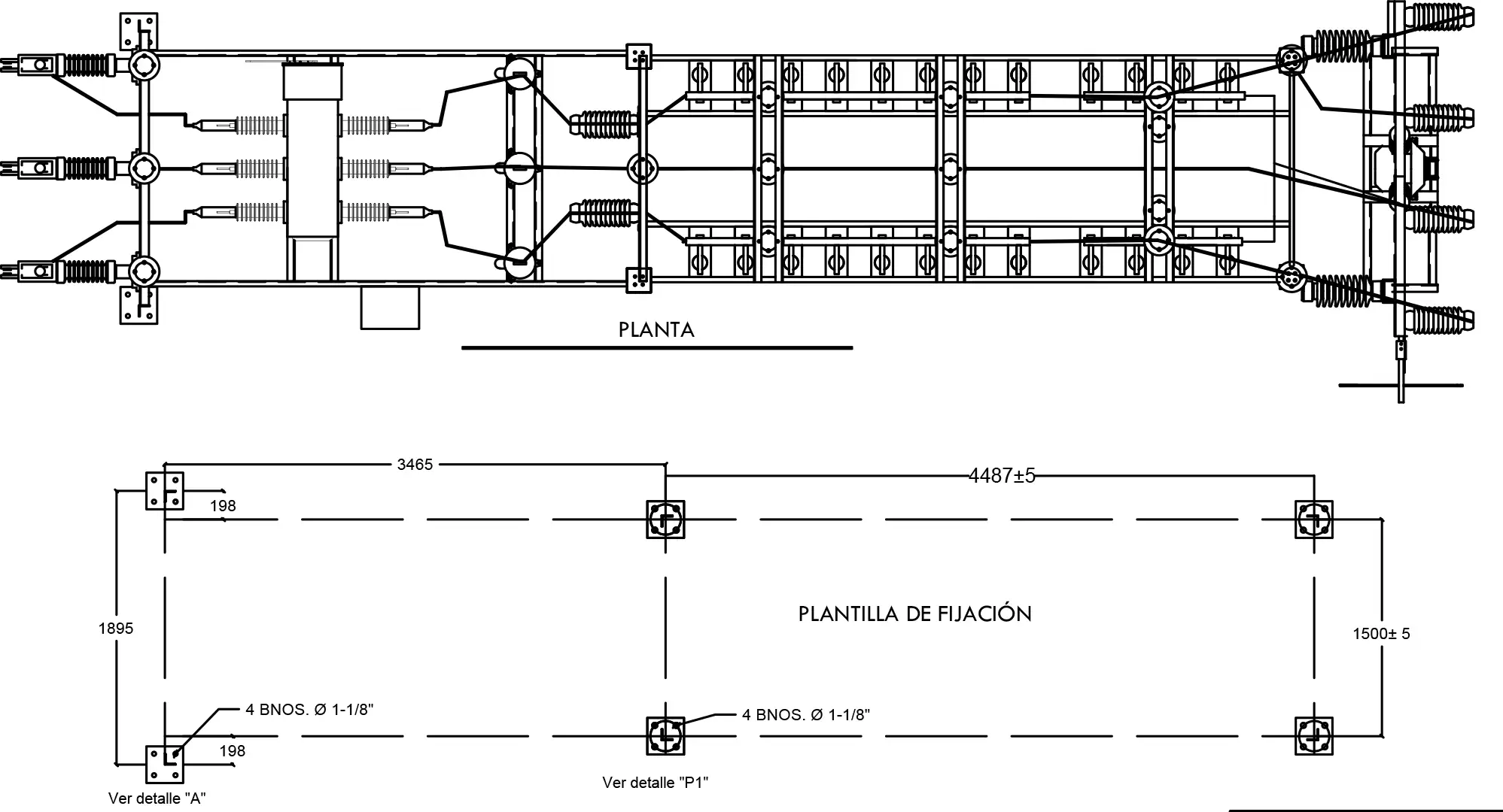 Especificación Banco de capacitores de media tensión 15, 23 y 34.5Kv